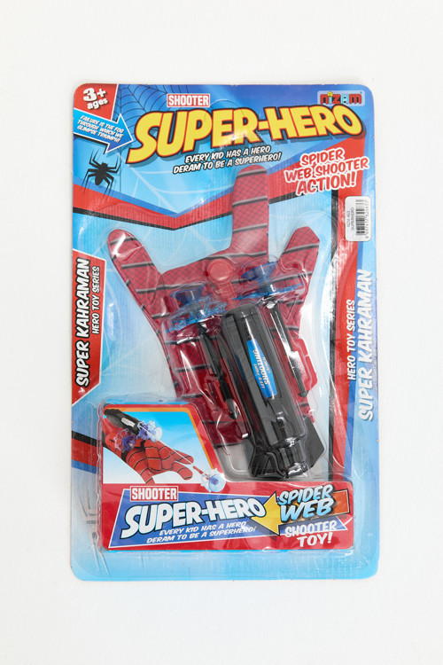 Kent Oyuncak Spider-Man 4'Lü Oyun Seti - Örümcek Adam Maskesi, Figür, Ağ Atma Eldiveni, Işıklı Topaç