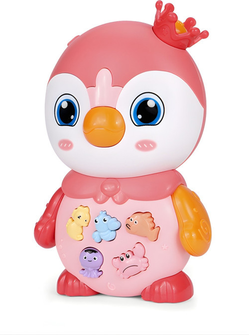 Kent Oyuncak Müzikli Küçük Penguen - Pembe