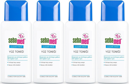 Clear Face Yüz Temizleyici Toniği 200ML (4 Lü Set)