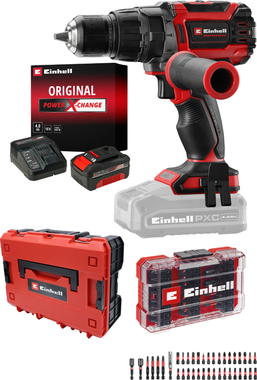 TP-CD 18/70 Li-i BL Akülü Drb. Vidalama Seti (4,0 Ah StarterKit, 39Pcs M-CASE Bits ve Çanta)