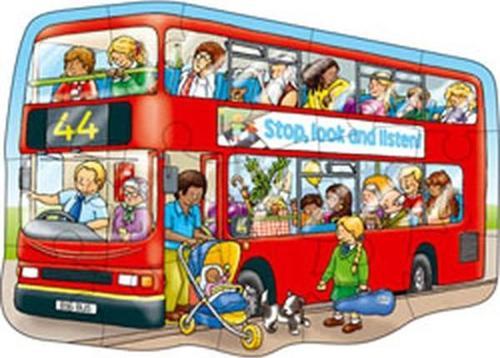 Büyük Otobüs Çoçuk Puzzle