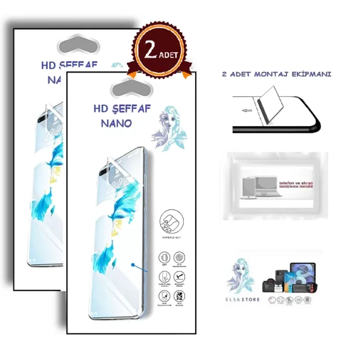 Oppo REALME Narzo 10 NANO Ekran Koruyucu 2 Adet Ultra İNCE Esnek Hd Şeffaf