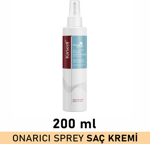 Proteinli Kolay Tarama Durulanmayan Onarıcı Krem Sprey 200 Ml