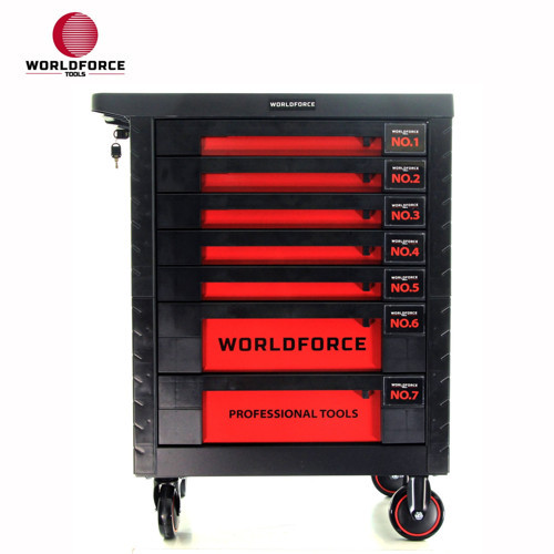 Worldforce 7 Çekmeceli Takım Dolabı Profesyonel Boş Takım Dolabı