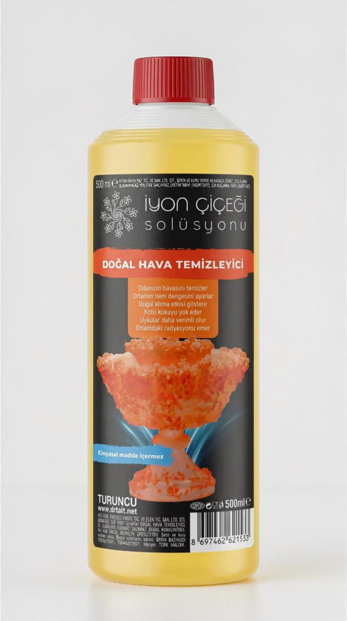 İyon Çiçeği Solüsyonu 500 ML-Turuncu