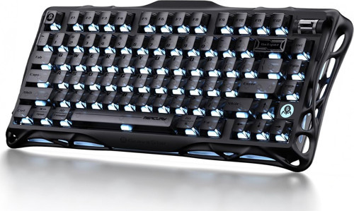 Mercury K1 RGB Kablosuz Mekanik Gaming Klavye, İngilizce Q, Stealth Black