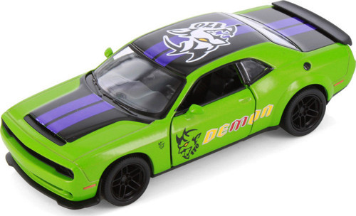 2023 Dodge Challenger SRT Del Mon 170 Livery Edition Kinsmart Diecast Model Araba Yeşil