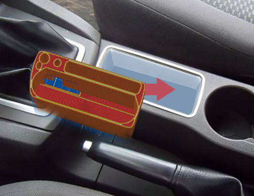 FORD FOCUS MK2 ORTA KONSOL DEPOLAMA ALANI KABI- 5387917