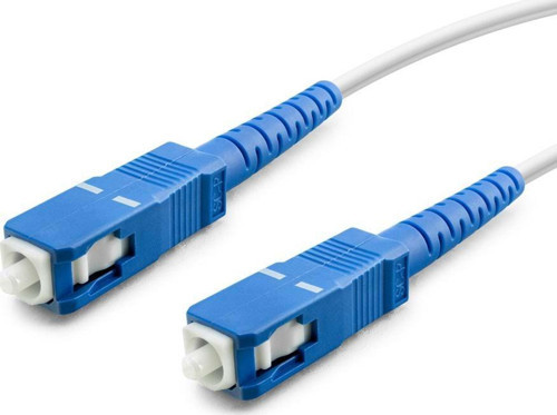Büro Ev Ofis Network Bağlantısı için 5MT Beyaz Fiber Optik Kablo