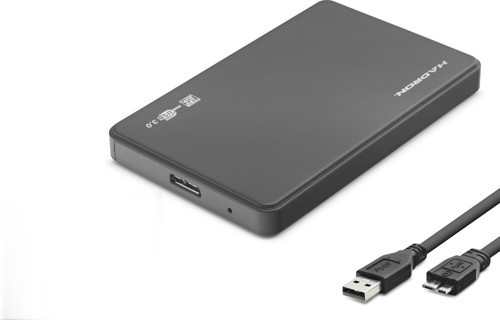 Büro Ev Ofis Bilgisayarı için Siyah 2.5 SataHDD/SSD USB3.0 Micro-B Harici Disk Kutusu