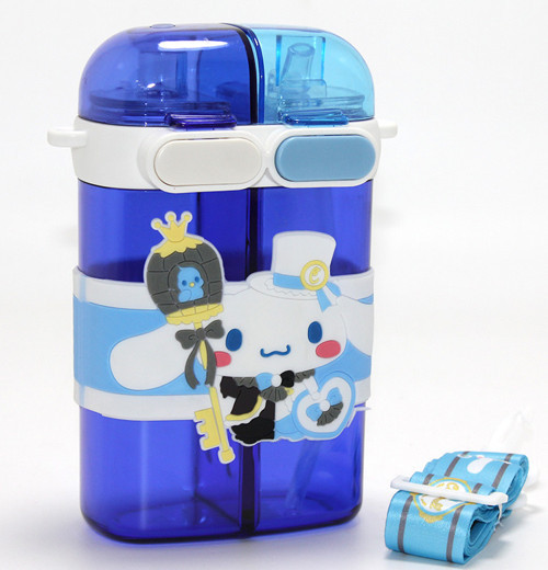 Büro Ev Ofis Hediyesi için Cinnamoroll Stil Çift Bölme Pipetli Suluk