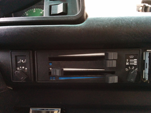 1985 Vanagon (T3) FAN VE KLİMA DÜĞMELERİ - 603589
