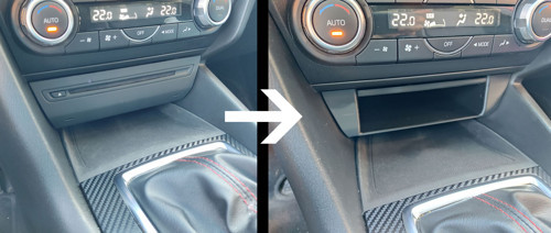 Mazda 3 CD çalardaki torpido gözü - 4899358