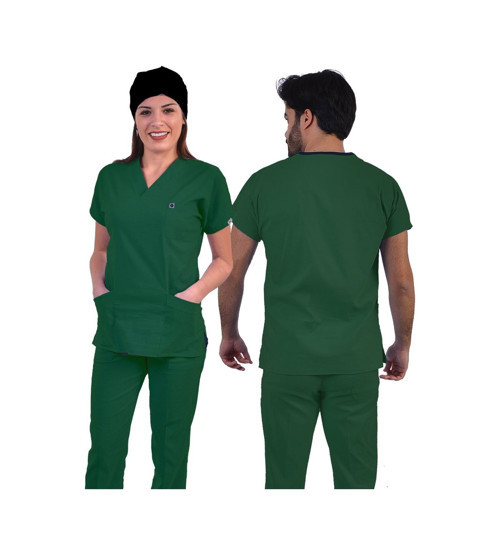 Flexcool Likralı Doktor Hemşire Scrubs Unisex