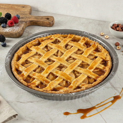 İnce Tart Kalıbı Gri 28 cm