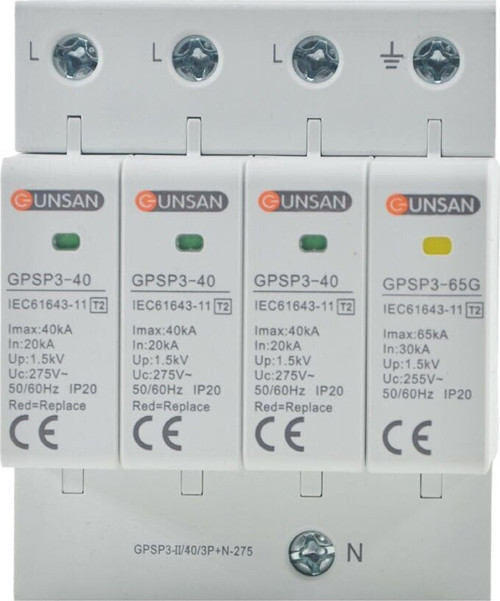 Günsan Valta Parafudr 4 Kutup 3P+N 275 V