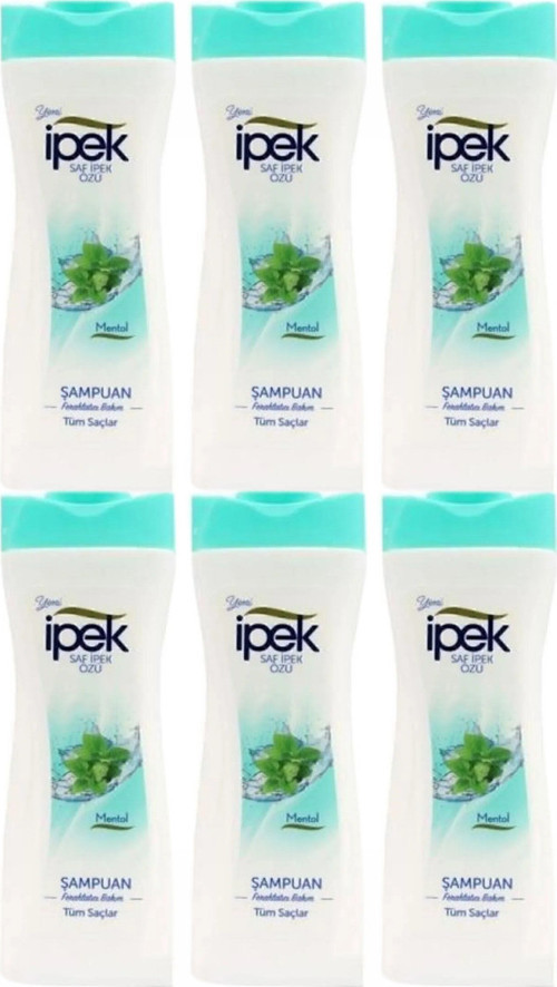 Şampuan 480 ml Tüm Saçlar Mentol 6 adet