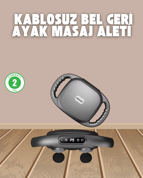 Profesyonel 6 Başlıklı Şarjlı Masaj Tabancası 2000 Mah Güçlü Performans