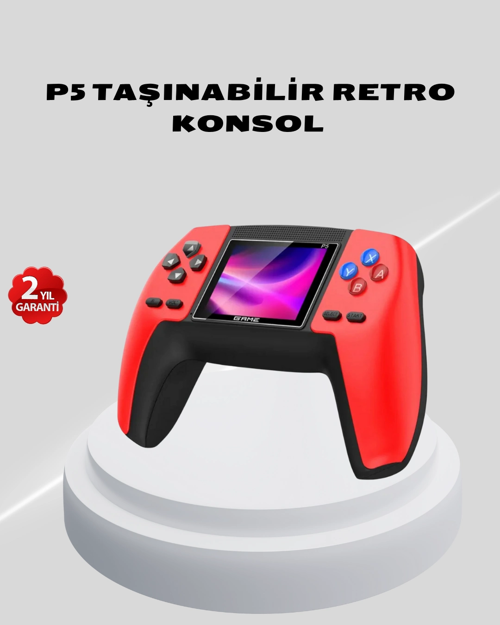 Retro Oyun Konsolu – 520 Klasik Oyunlu Taşınabilir Gamepad