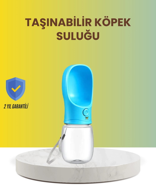 Akıllı Su Akış Kontrollü Köpek Su Matara Taşınabilir Gezdirme Şişesi