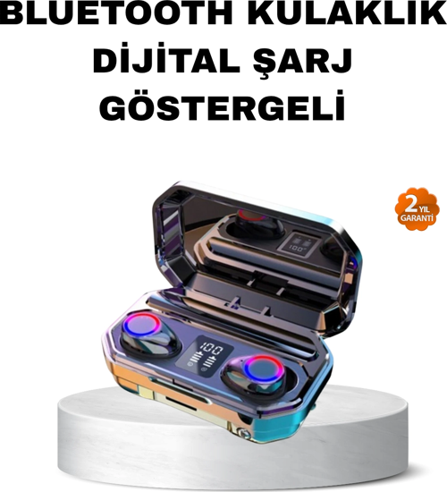 Kablosuz Kulaklık Uzun Pil Ömürlü Şarj Kutulu Ergonomik Hafif Tasarım