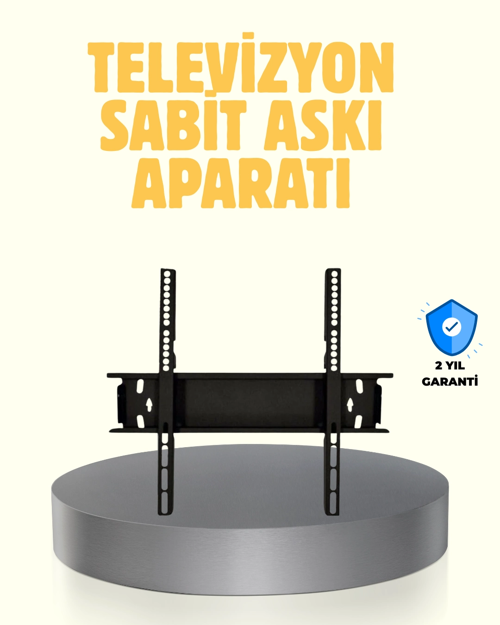 32-65” Tv Duvar Askı Braketi 75 Kg Kapasiteli Anti Statik Boya