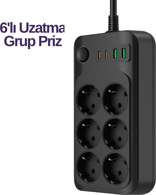 6lı Priz