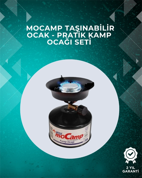 220 Gr Gaz Tüpüyle 4 Saat Yanabilen Verimli Kamp Ocağı