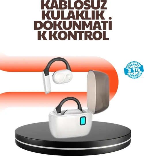 Bluetooth 5.0 Kulak İçi Kulaklık – Güçlü Bas, Uzun Pil Ömrü, Şarj Kutulu Tasarım