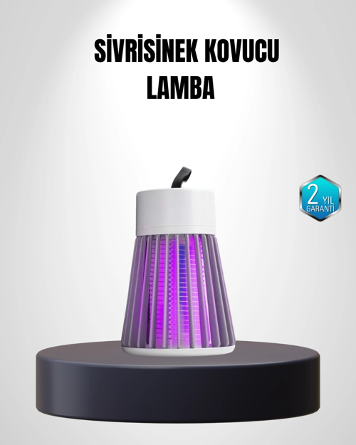 2000 Mah Şarjlı Sivrisinek Kovucu Lamba – Kimyasalsız, Güvenli Ve Taşınabilir