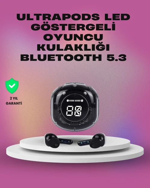 Kablosuz Şarj Destekli Hafif Ve Güçlü Kulaklık