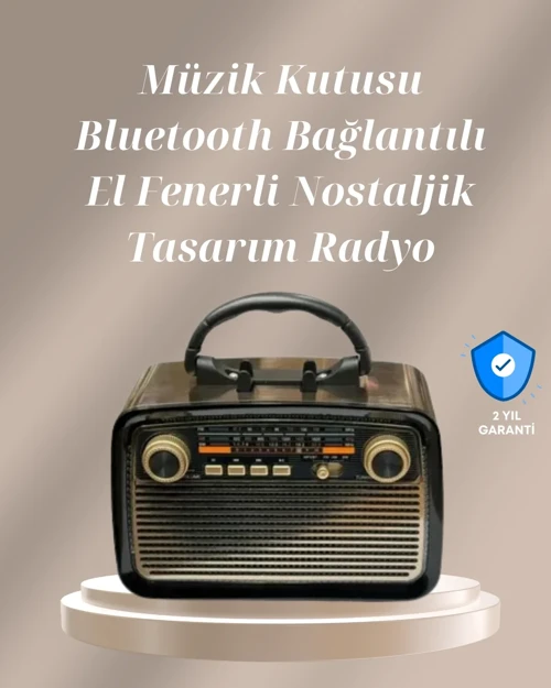 Bluetooth Bağlantılı Taşınabilir Hoparlör – Fm/am Radyo Özellikli, Şarj Edilebilir Batarya, 1 Kg