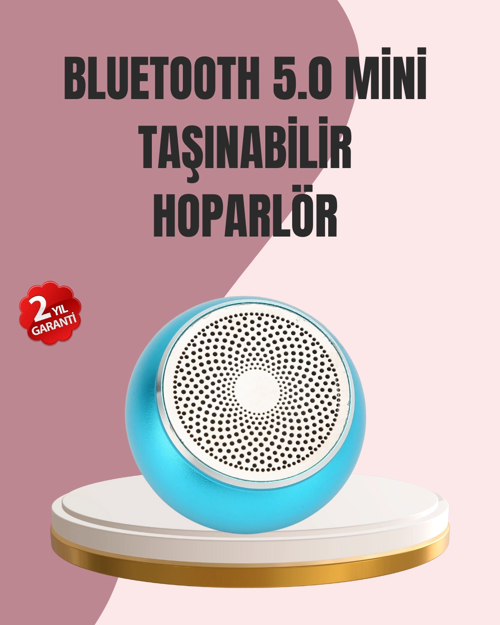 Mini Bluetooth Speaker | Uzun Pil Ömrü, Şık Ve Hafif Tasarım