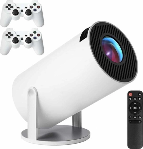 4k Wireless Çift Kollu Kumandalı Oyun Projeksiyonu Retro Video Oyunu