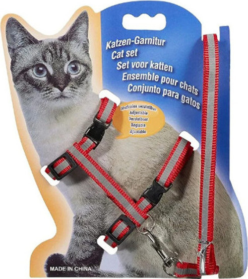Reflektörlü Kedi Gezdirme Tasması