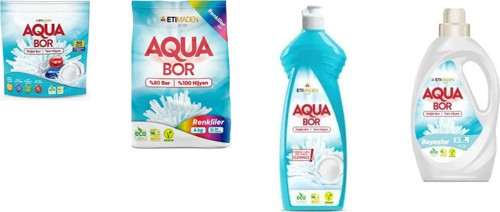 Doğal Mineralli Tablet + 4 Kg Renkliler + Elde Bulaşık + Sıvı Beyaz 4’Lü Set