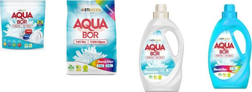 Doğal Mineralli Tablet + 4 Kg Renkliler + Sıvı Beyaz + Sıvı Renkliler 4’Lü Set