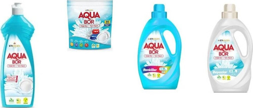 Doğal Mineralli Elde Bulaşık + Tablet + Sıvı Renkliler + Sıvı Beyaz 4 Lü Set