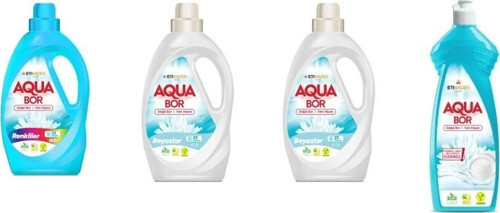Doğal Mineralli Sıvı Renkliler + Sıvı Beyaz + Sıvı Beyaz + Elde Bulaşık 4 Lü Set