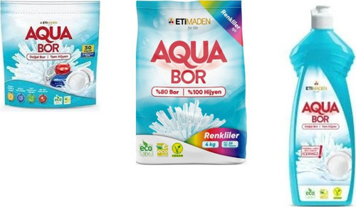 Doğal Mineralli Tablet + 4 Kg Renkliler + Elde Bulaşık 3’Lü Set