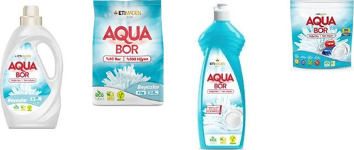 Doğal Mineralli Sıvı Beyaz + 4 Kg Beyaz + Elde Bulaşık + Tablet 4 Lü Set