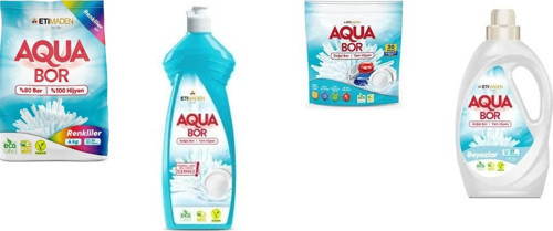 Doğal Mineralli 4 Kg Renkliler + Elde Bulaşık + Tablet + Sıvı Beyaz 4 Lü Set