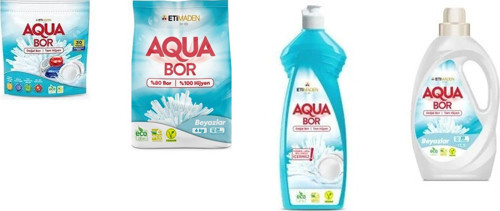 Doğal Mineralli Tablet + 4 Kg Beyaz + Elde Bulaşık + Sıvı Beyaz 4 Lü Set