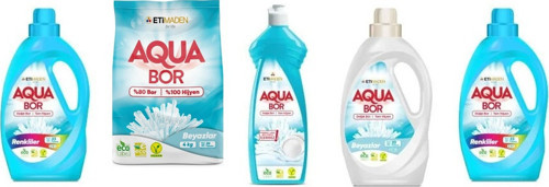 Doğal Mineralli Sıvı Renkliler + 4Kg Beyaz + Bulaşık + Sıvı Beyaz + Sıvı Renkliler Set