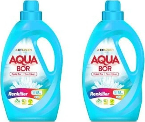 Aquabor Doğal Mineralli Sıvı Renkliler Deterjan Seti