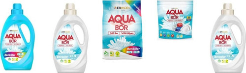 Doğal Mineralli Sıvı Renkliler + Sıvı Beyaz + 4 Kg Renkliler + Tablet + Sıvı Beyaz 5 Li Set