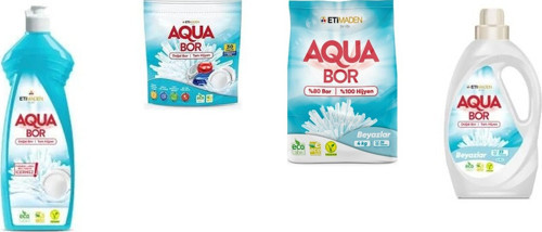 Doğal Mineralli Elde Bulaşık + Tablet + 4 Kg Beyaz + Sıvı Beyaz 4’Lü Set