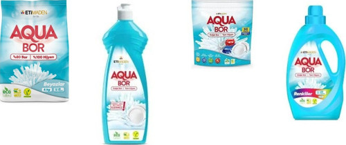 Doğal Mineralli 4 Kg Beyaz + Elde Bulaşık + Tablet + Sıvı Renkliler 4’Lü Set