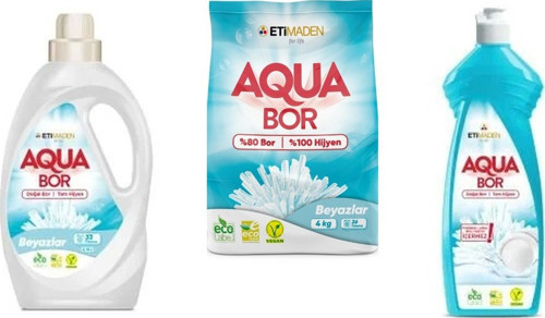 Doğal Mineralli Sıvı Beyaz + 4 Kg Beyaz + Elde Bulaşık 3 Lü Set