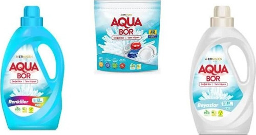 Doğal Mineralli Sıvı Renkliler + Tablet + Sıvı Beyaz 3 Lü Set